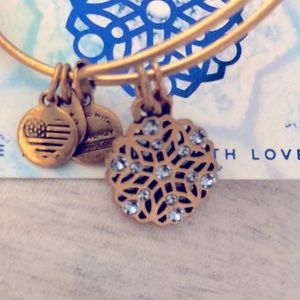 Alex and Ani limited edition Snowflake bracelet